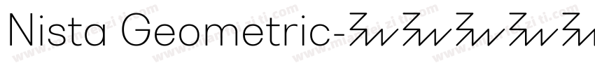 Nista Geometric字体转换